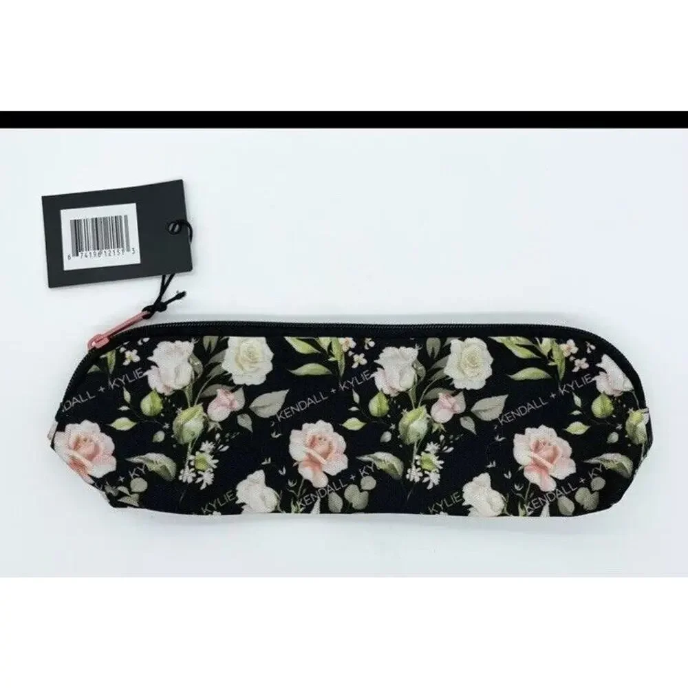 Kendall + Kylie Makeup Pouch Cosmetic Bag Multi Purpose Pouch Case Floral Design